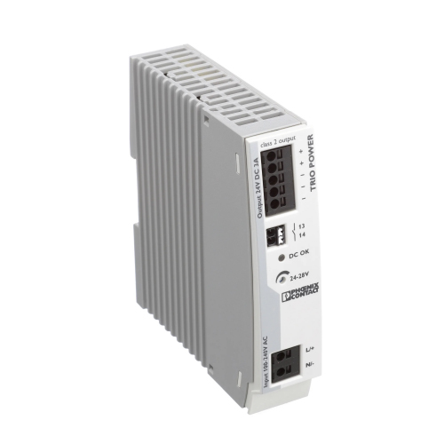 Fuente de alimentación 24 V 3 A con conexión resorte